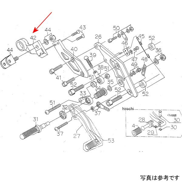 9131-K55-20 ビート BEET RH タンデムホルダー 98ZRX400
