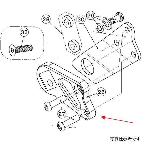 9131-K71-29 ビート BEET (SV)RH タンデムホルダー ZEP750