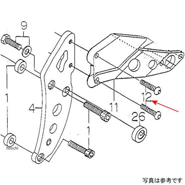 9139-K28-00 ビート BEET マフラーブラケットボルトSET ZEP750
