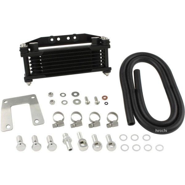915247-66 シフトアップ オイルクーラーKIT ヘッドボトムマウント 取り出し無し モンキー、ゴリラ ブラックパイプ