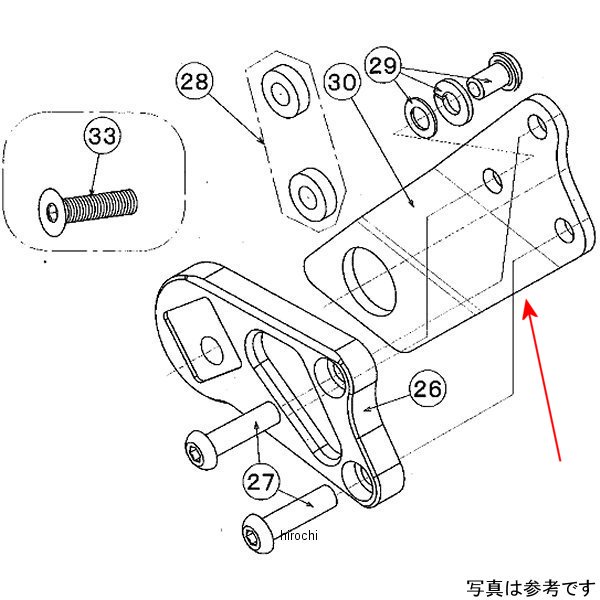 9162-K71-20 ビート BEET RH マフラー取り付けステー ZEPHYR750