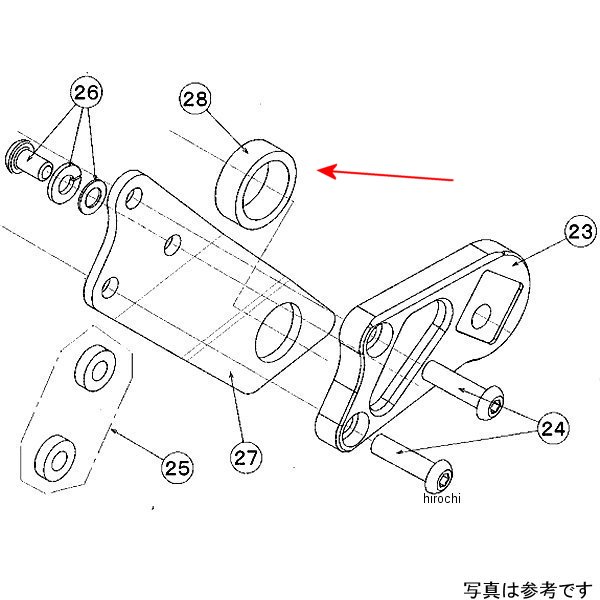 9162-K71-40 ビート BEET マフラー取り付けカラー ZEPHYR750