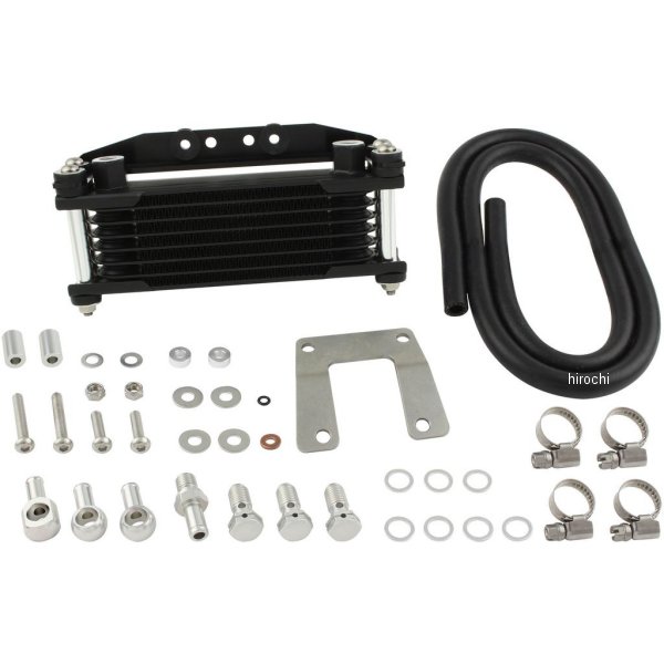 916247-63 シフトアップ オイルクーラーKIT ヘッドボトムマウント 取り出し無し スーパーカブ50/70/90、リトルカブ シルバーパイプ