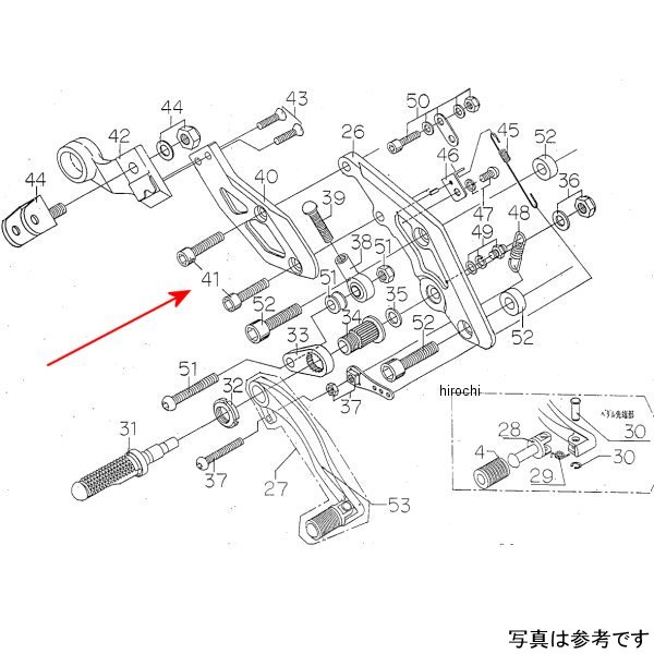 9163-K55-20 ビート BEET RH オフセットホルダーボルト 98ZRX4
