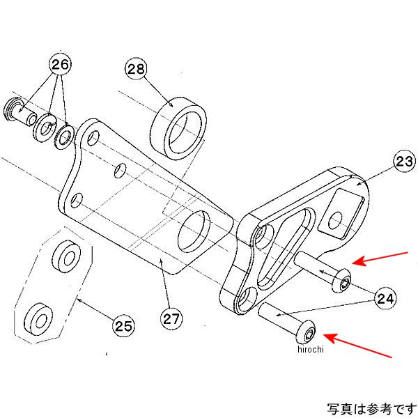 9164-K71-20 ビート BEET Tホルダー取り付けボルトセット ZEP750
