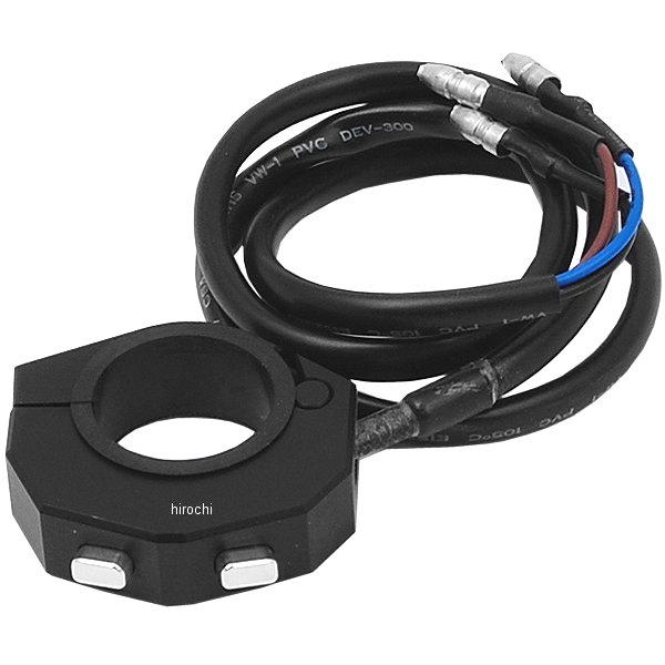 91747 デイトナ 2ボタンプッシュスイッチ 汎用12V車 黒