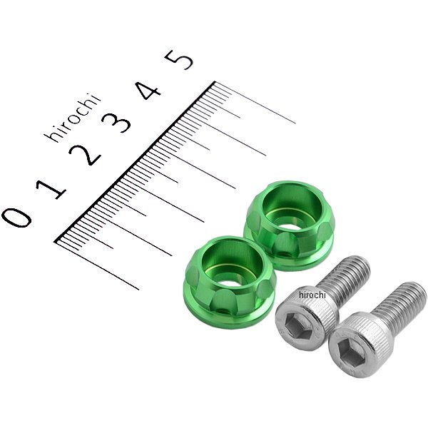 91948 デイトナ プレミアムゾーン ナンバーホルダーセット 汎用 M6 ライムグリーン