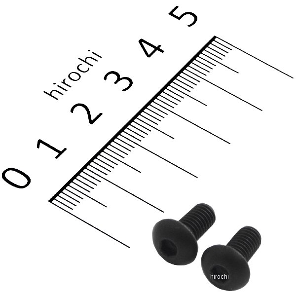 920510-B9 ポッシュ POSH ステンレスブラックボタンキャップボルト M5X10 黒 2個入り