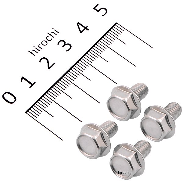 920610-S1 ポッシュ POSH フランジ六角ボルトセット 汎用 M6x10mm ステンレス 4本入り