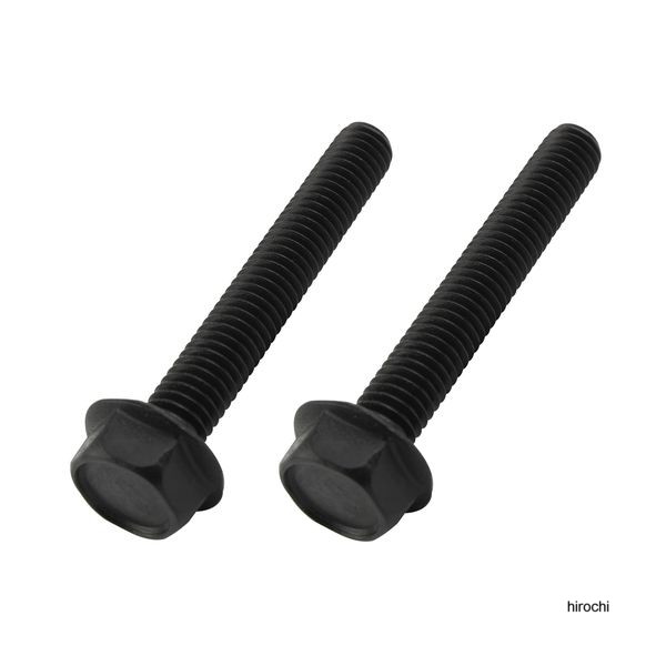 ポッシュ POSHフランジ六角ボルト ステンレス/ブラック 2本入 M6X40mm P-1.0