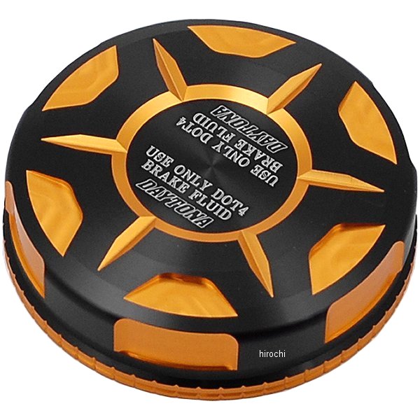 92729 デイトナ マスターシリンダータンクキャップ 90年以降 ホンダ、ヤマハ、スズキ、カワサキ ニッシンφ59 ゴールド