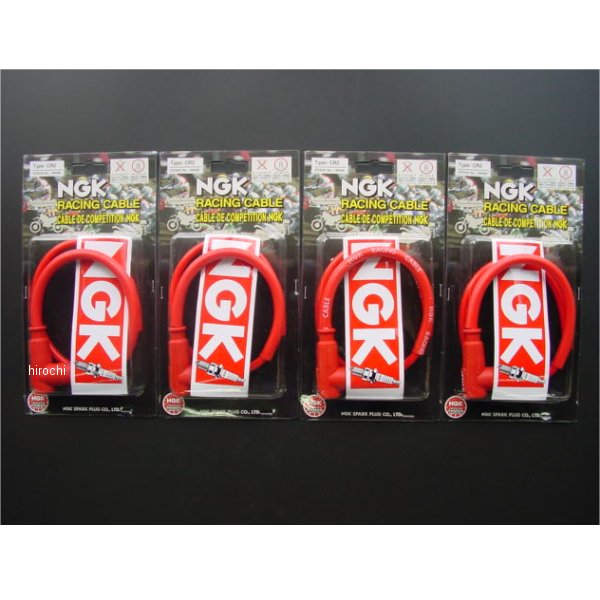 9280 ビーアールシー BRC NGKプラグコードセット Z400FX 赤
