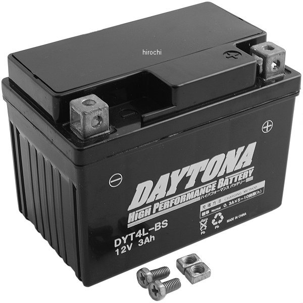 92873 デイトナ ハイパフォーマンスバッテリー DYT4L-BS