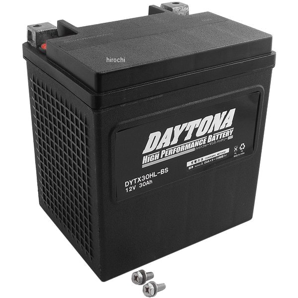 92892 デイトナ ハイパフォーマンスバッテリー DYTX30HL-BS ハーレーダビッドソン