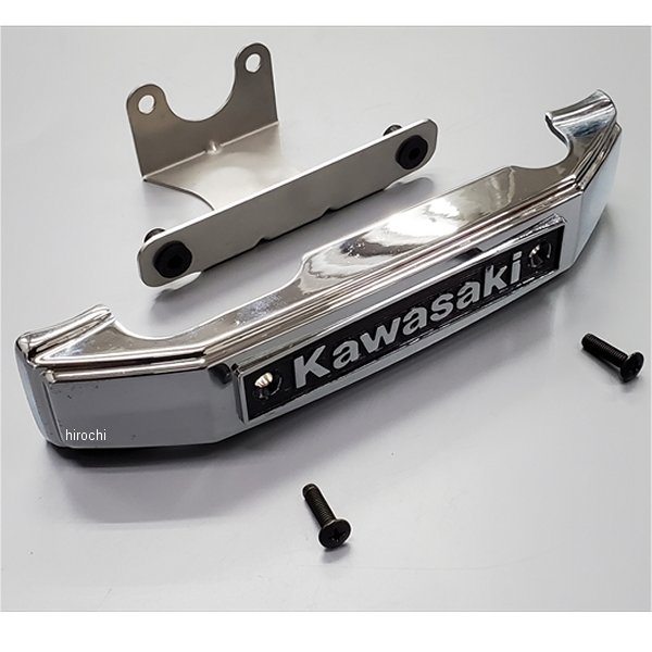 9322 ビーアールシー BRC メッキフロントエンブレム(取付ステー付き) ゼファー400、ゼファーχ、ゼファー750