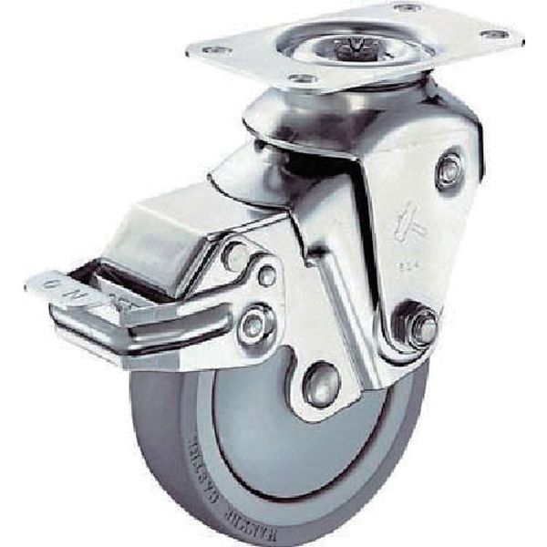 935BBEUZ10029 309-3000 クッションキャスター旋回式ウレタン車輪 100mm 線径2.9mm SP付