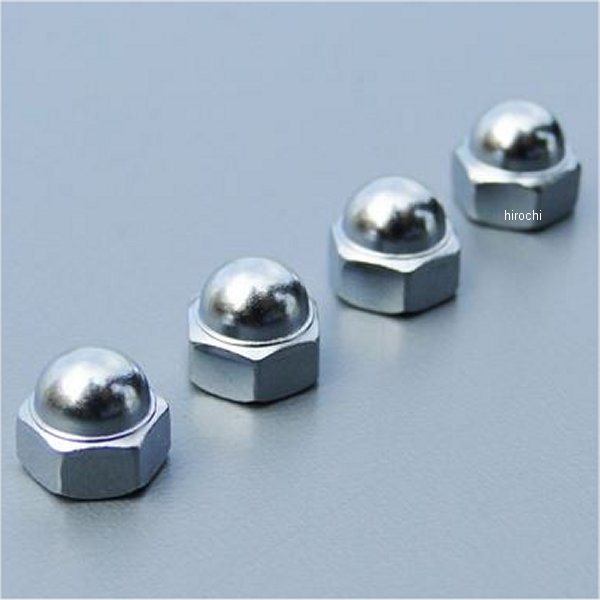 9361 ビーアールシー BRC メーターカバー下側用取付ナット 4個セット Z400FX クロームメッキ