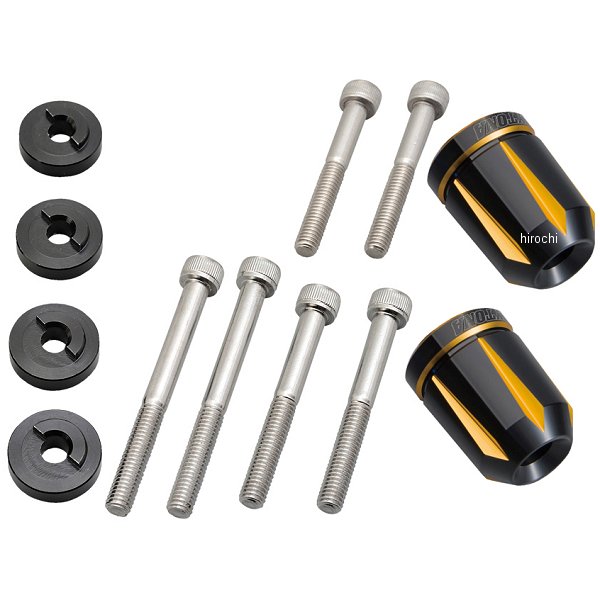 デイトナ プレミアムゾーン バーエンド ホンダ スクラッチタイプ ゴールド 左右セット