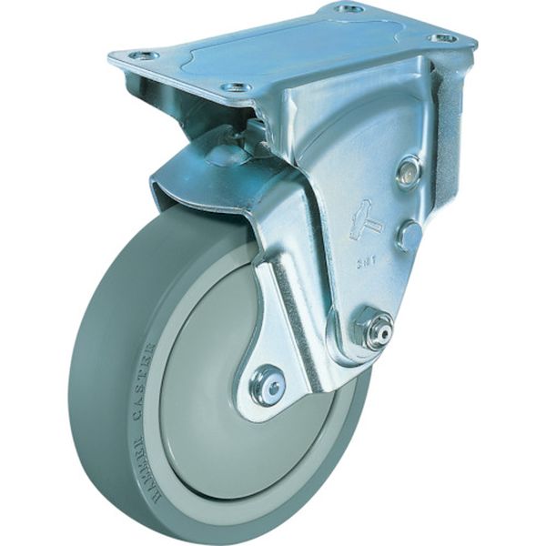 940ERUZ10020 319-5830 クッションキャスター固定式ウレタン車輪100mm 線径2.0mm