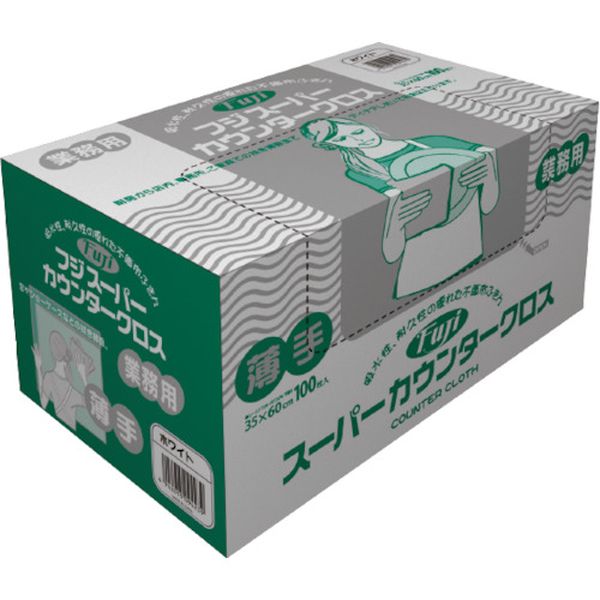 942500 368-1187 (株)フジナップ フジ フジスーパーカウンタークロス 薄手 ブルー