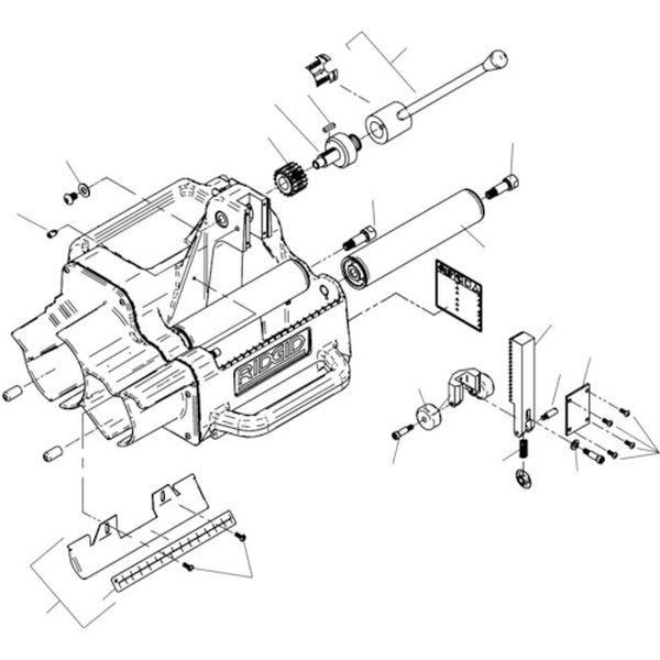 94952 Ridge RIDGID 高速管端処理機用パーツ フラット ワッシャー 5/16 F/122J