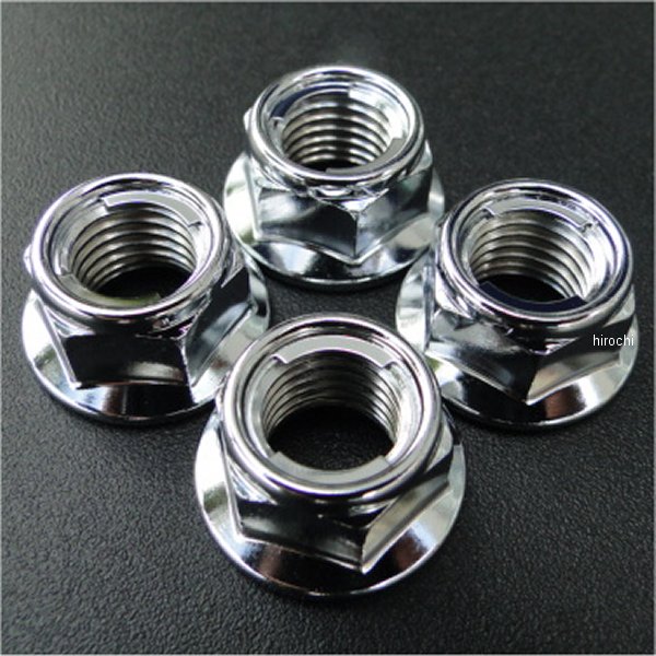 9590 ビーアールシー BRC リアスプロケット取付ナット 4個 79年-82年 Z400FX クロームメッキ