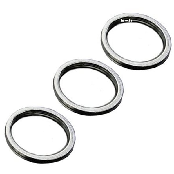 9608 ビーアールシー BRC マフラーガスケット 3個セット 70年-80年 KH400全車種、400SS全車種