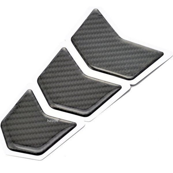 96100 デイトナ タンクパッド 3ピース カーボンルック Sサイズ