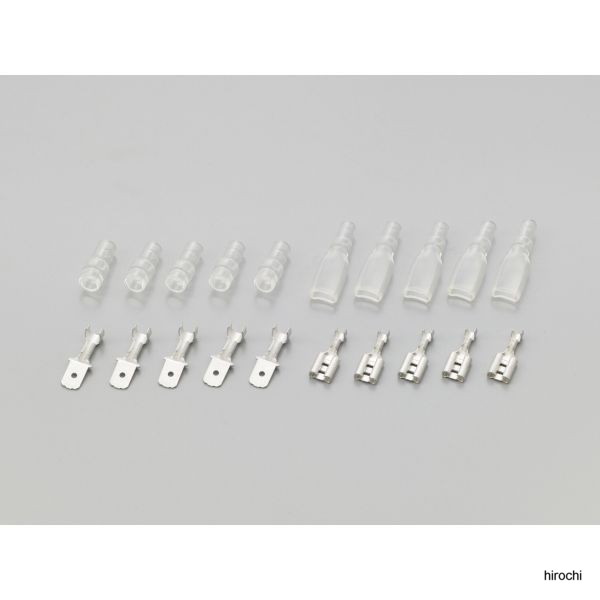 96163 デイトナ 平型端子セット 187型ブレーキスイッチ端子用 5個入り