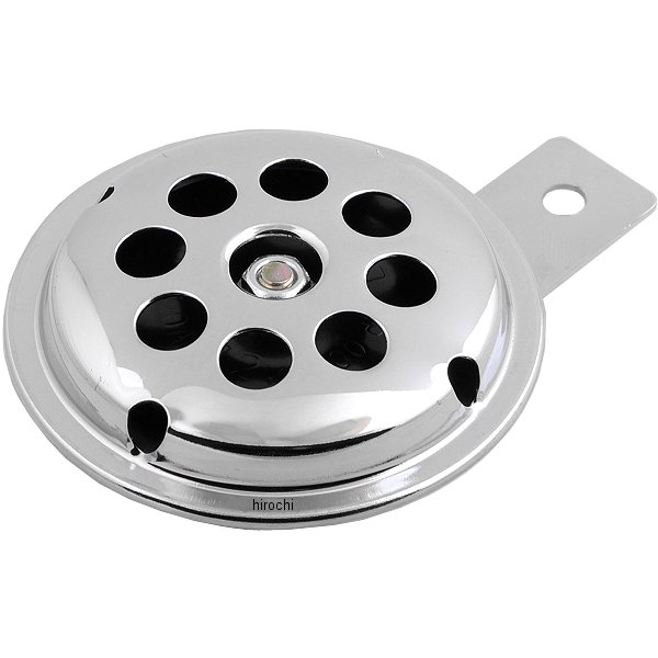 96223 デイトナ ホーン 12V車専用 丸穴 黒-ム