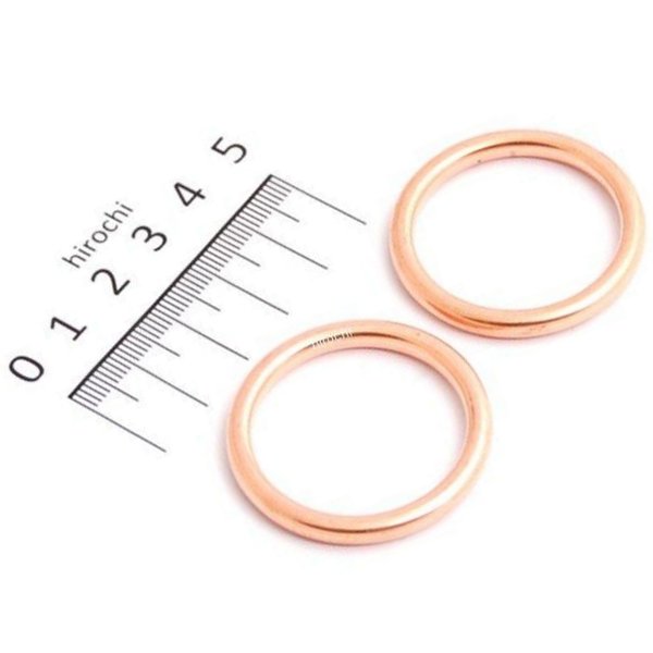 963-1000019 キタコ エキゾーストマフラー ガスケット XH-19 (2個入り) フォルツァ/フュージョン