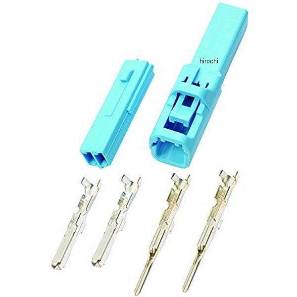 96300 デイトナ コネクターセット ホンダ モンキー ウインカー用 水色