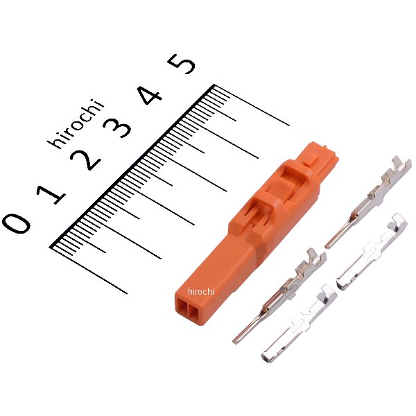 96301 デイトナ コネクターセット ホンダ モンキー ウインカー用 オレンジ