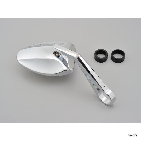 96696 デイトナ HIGHSIDER バーエンドミラー FERRARA2 クローム