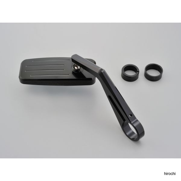 96699 デイトナ HIGHSIDER バーエンドミラー ACTION 黒