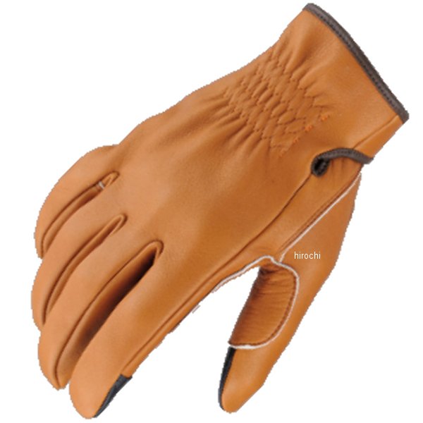 96817 HBG-037 ヘンリービギンズ HenlyBegins 内縫いガンカットショートグローブ チェスナット XLサイズ