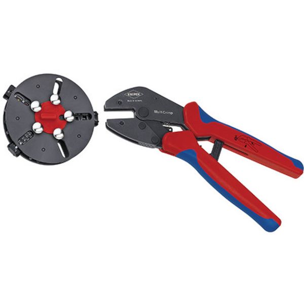 973302 496-3938 KNIPEX社 KNIPEX 9733-02 マルチクリンプ マガジン付圧着工具