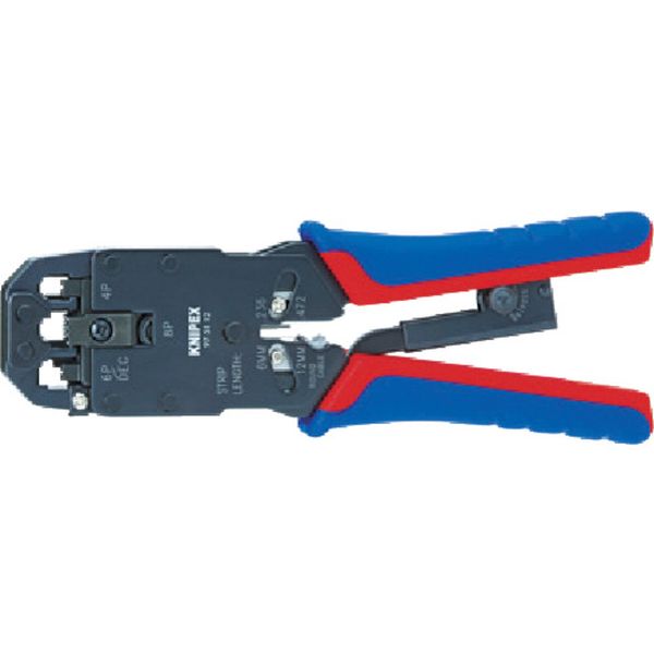 975112 446-9755 KNIPEX社 KNIPEX プラグ用圧着ペンチ 200mm