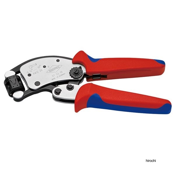 9753-19 クニペックス KNIPEX Twistor ツイスターT フェルール用圧着プライヤー コンフォートハンドル