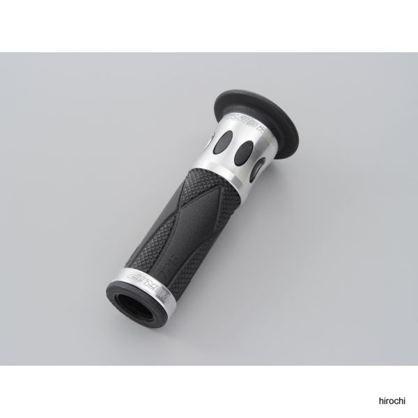 98090 #728 プログリップ PRO-GRIP グリップ 貫通 アルミリングタイプ 黒/シルバー