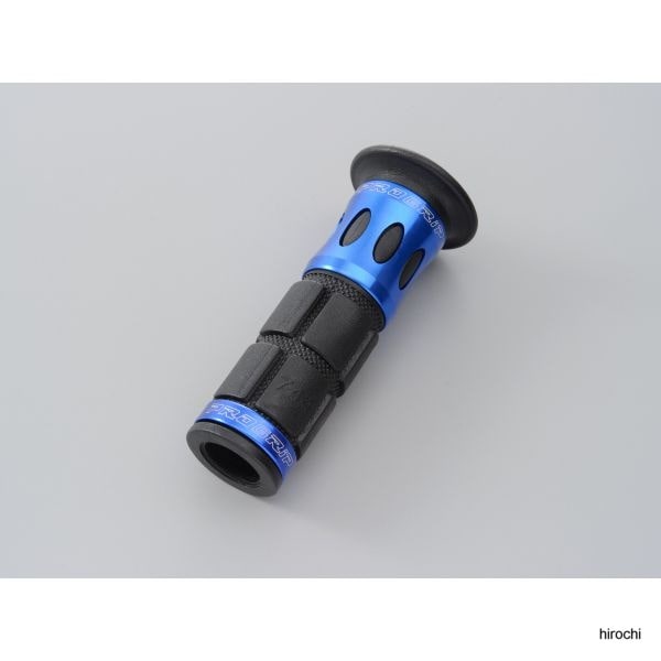 98101 #744 プログリップ PRO-GRIP グリップ 貫通 アルミリングタイプ 黒/青
