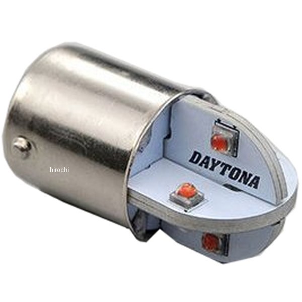 98519 デイトナ LEDバルブ アンバー S25 シングル球 ピン角度180°