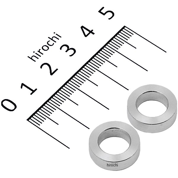 990010-03 ポッシュ POSH ヘッドライトステーカラー φ10x16.5x5t シルバー