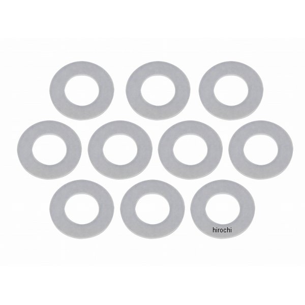 990015 POSH ポッシュ ナイロンワッシャー M5 10枚入り ホワイト