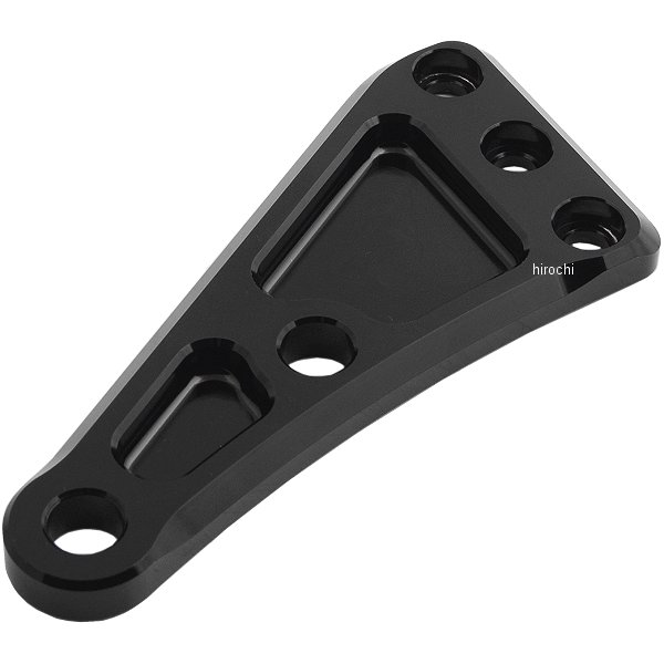 990020-L6 ポッシュ POSH マシンドロングヘッドライトステープレート 黒 左