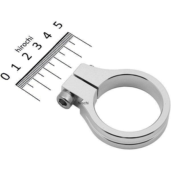 990139-03 ポッシュ POSH マシンドヘッドライトステークランプ サークル φ39mm シルバー 1個入り