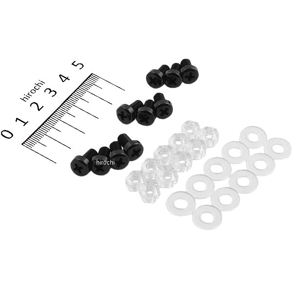 990510-06 ポッシュ POSH ポリカーボネートスクリーンビス M5x10mm 10個入り