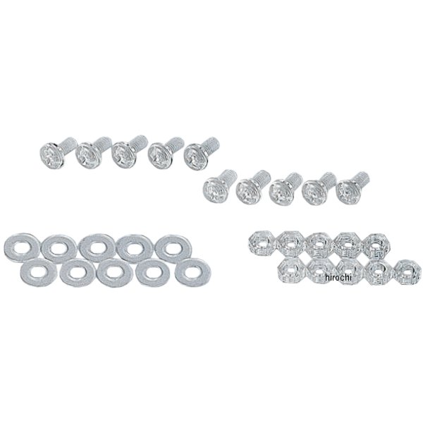 990520 ポッシュ POSH ポリカーボネートスクリーンビス M5x20mm 10個入り