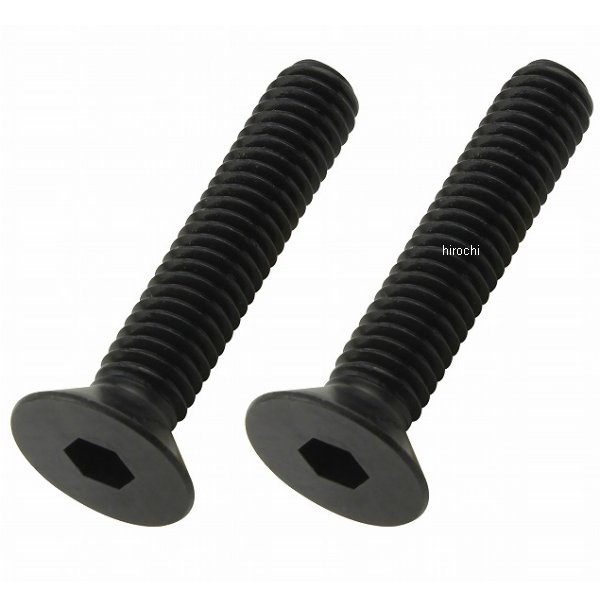 990630-K2 ポッシュ POSH 皿キャップボルト M6 30mm 2本入り 黒