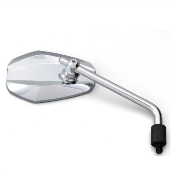 99259 デイトナ ハイビジミラー EDGE M10 クロームメッキ ロー 正ネジ